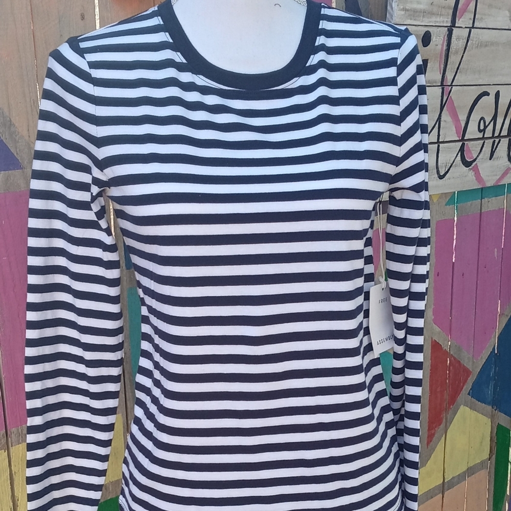COPY - Slim Perfect Long-Sleeve T-Shirt in Stripes